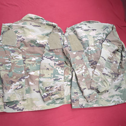 Lot of Two* US Army LARGE LONG Traditional OCP Uniform Top Air Force Used (OCP11- ea07-JUL126)