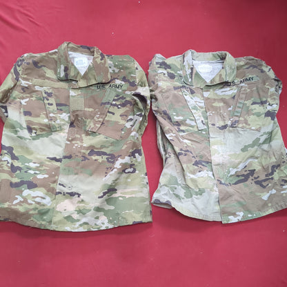 Lot of Two* US Army Female 33 Regular Traditional OCP Uniform Tops Air Force Used (OCP10- ea06-JUL131)