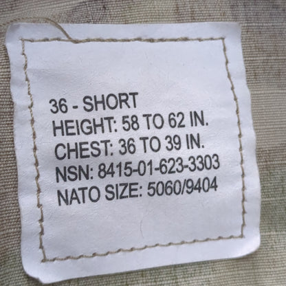 US Army Female 36 Short Traditional OCP Uniform Pant Air Force Used (OCP10- ea06-JUL132)