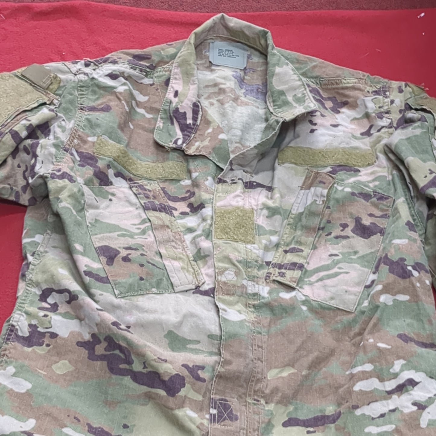 SET of Small Regular Deployment Multicam OCP Uniform FRAC Top Pants Used (OCP10- ea06-JUL135)