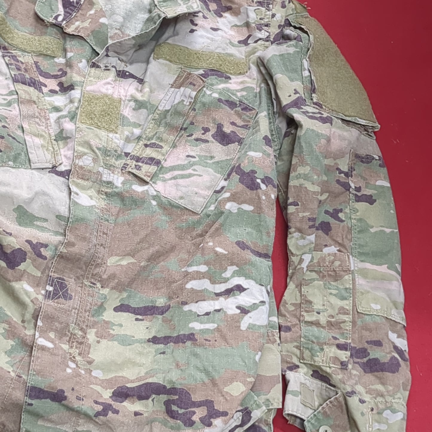 SET of Small Regular Deployment Multicam OCP Uniform FRAC Top Pants Used (OCP10- ea06-JUL135)