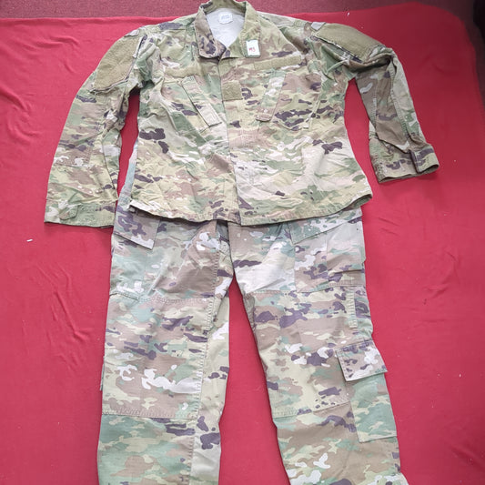 SET of US Army Medium Short Traditional OCP Uniform Top Pants Air Force Used (OCP9- ea05-JUL141)