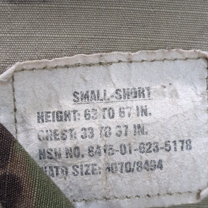 SET of US Army Small Short Traditional OCP Uniform Top Pants Air Force Good Condition (OCP10- ea06-JUL144)