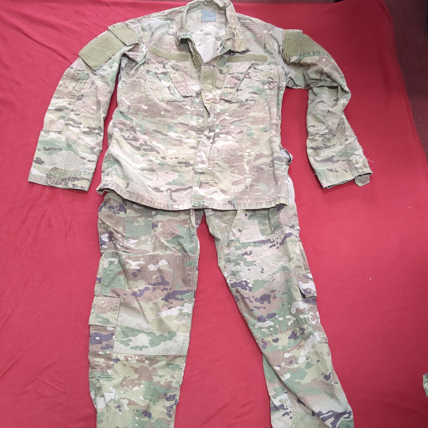 SET of US Army SMALL LONG Multicam Uniform FRAC Top Pants (ocp12- ea08-JUL151)