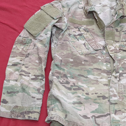 SET of US Army SMALL LONG Multicam Uniform FRAC Top Pants (ocp12- ea08-JUL151)