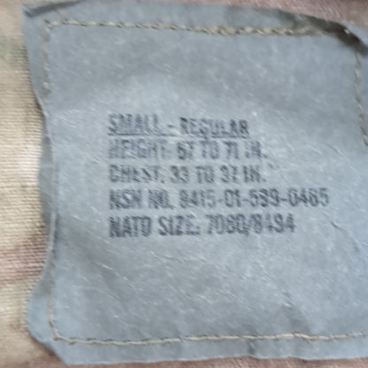 SET of US Army SMALL LONG Multicam Uniform FRAC Top Pants (ocp12- ea08-JUL151)