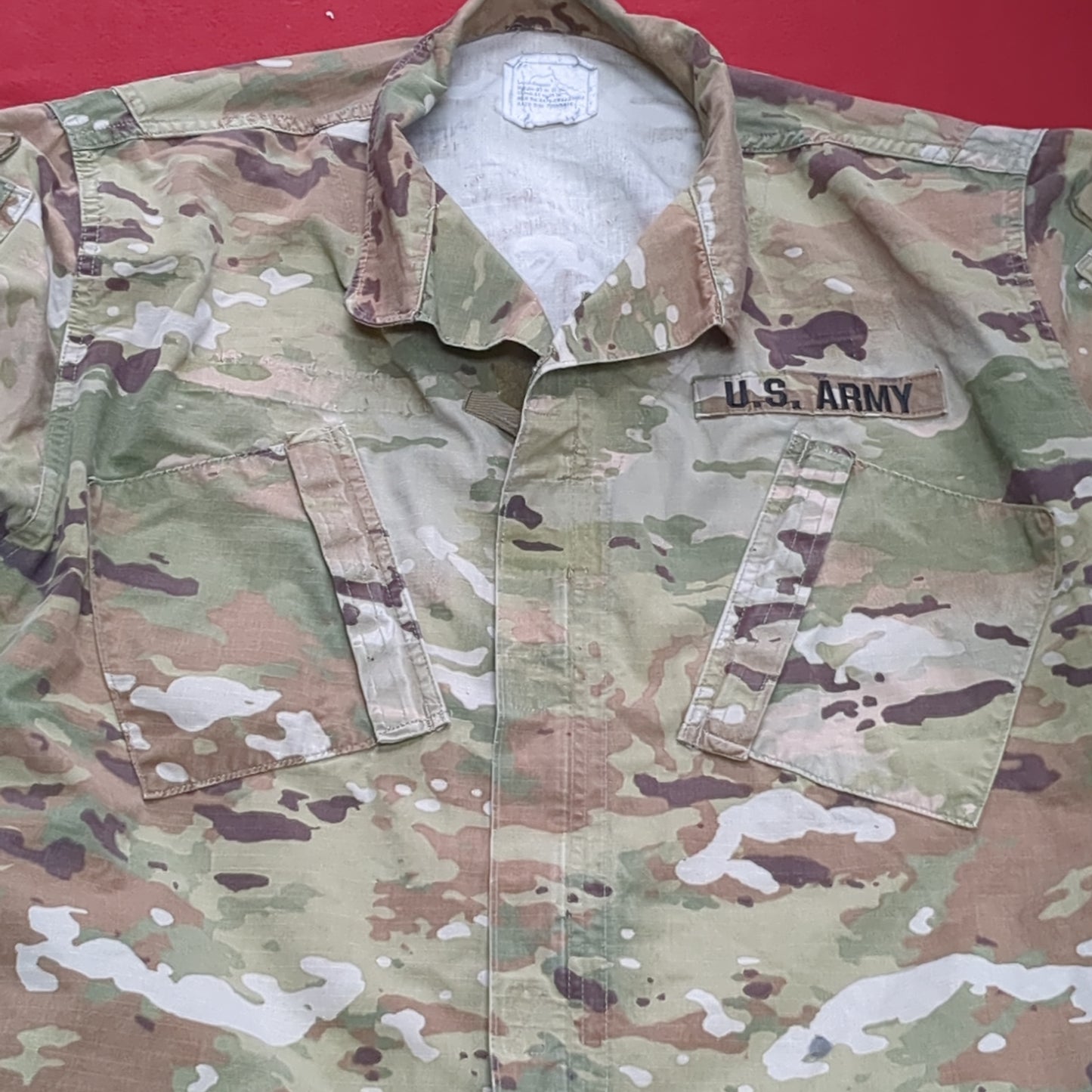 US Army LARGE REGULAR Traditional OCP Uniform Top Air Force Used (ec13-YLU130)