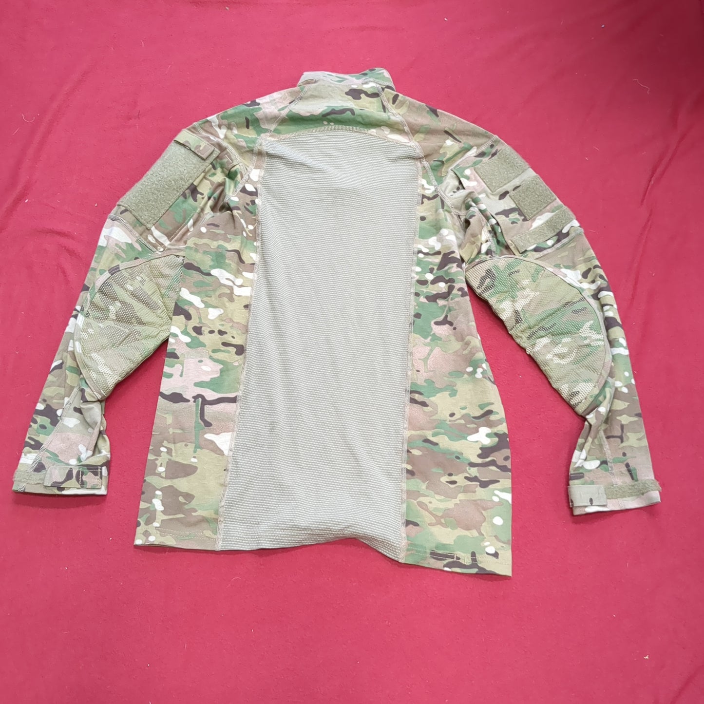 US Army Medium 1/4 Quarter Zip Type 2 Combat OCP Multicam FRAC Top Shirt (cso- fa10-JUL218)