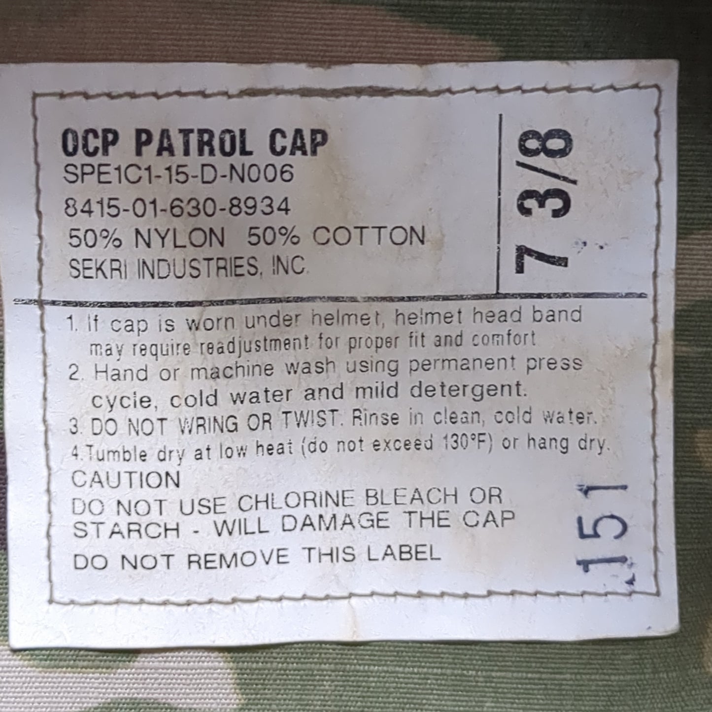 US Army 7 3/8 Patrol Cap OCP Scorpion Air Force (aa08-JUL230)