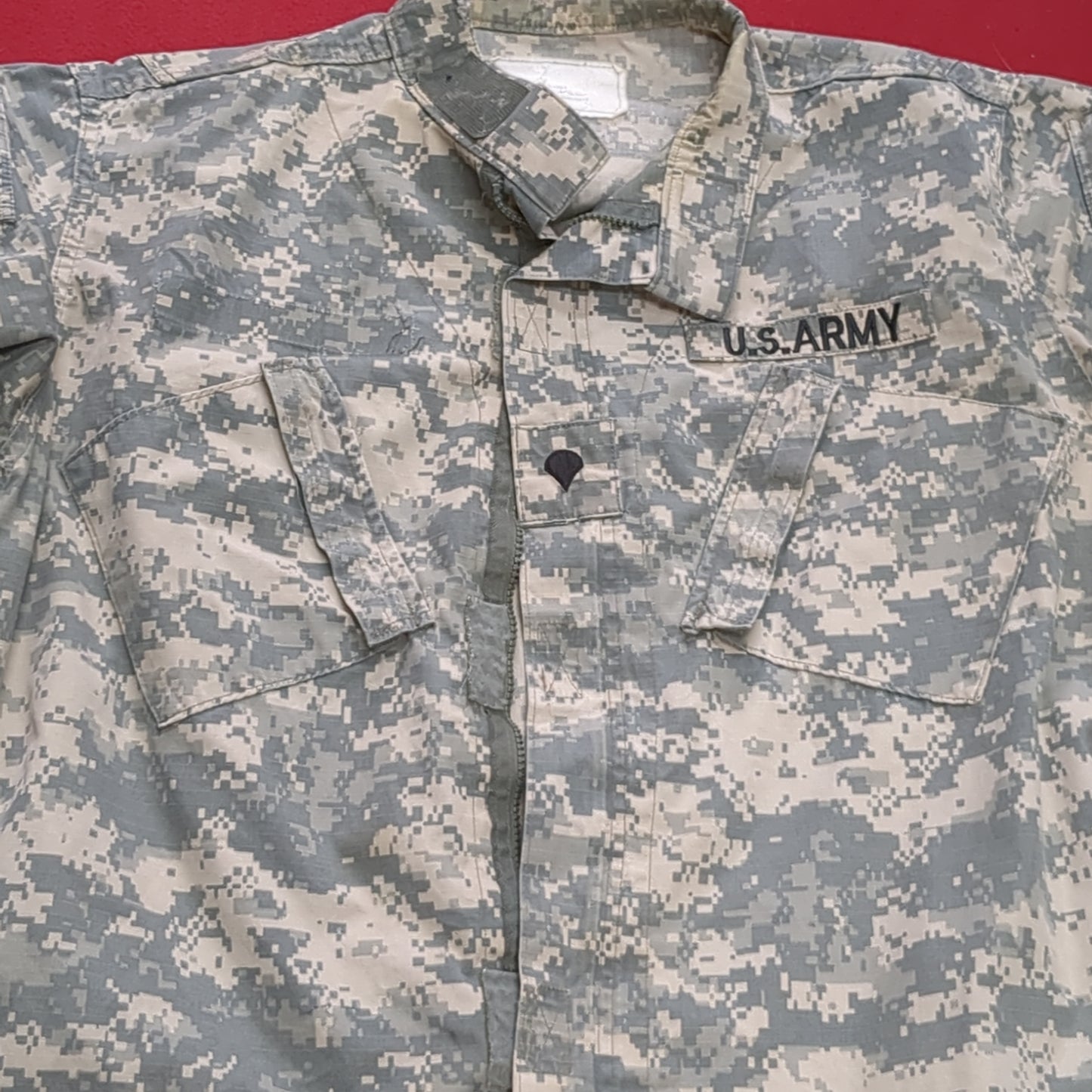 US Army ACU Combat Uniform Top Large Long UCP Digital Good Condition (fb16-JUL259)