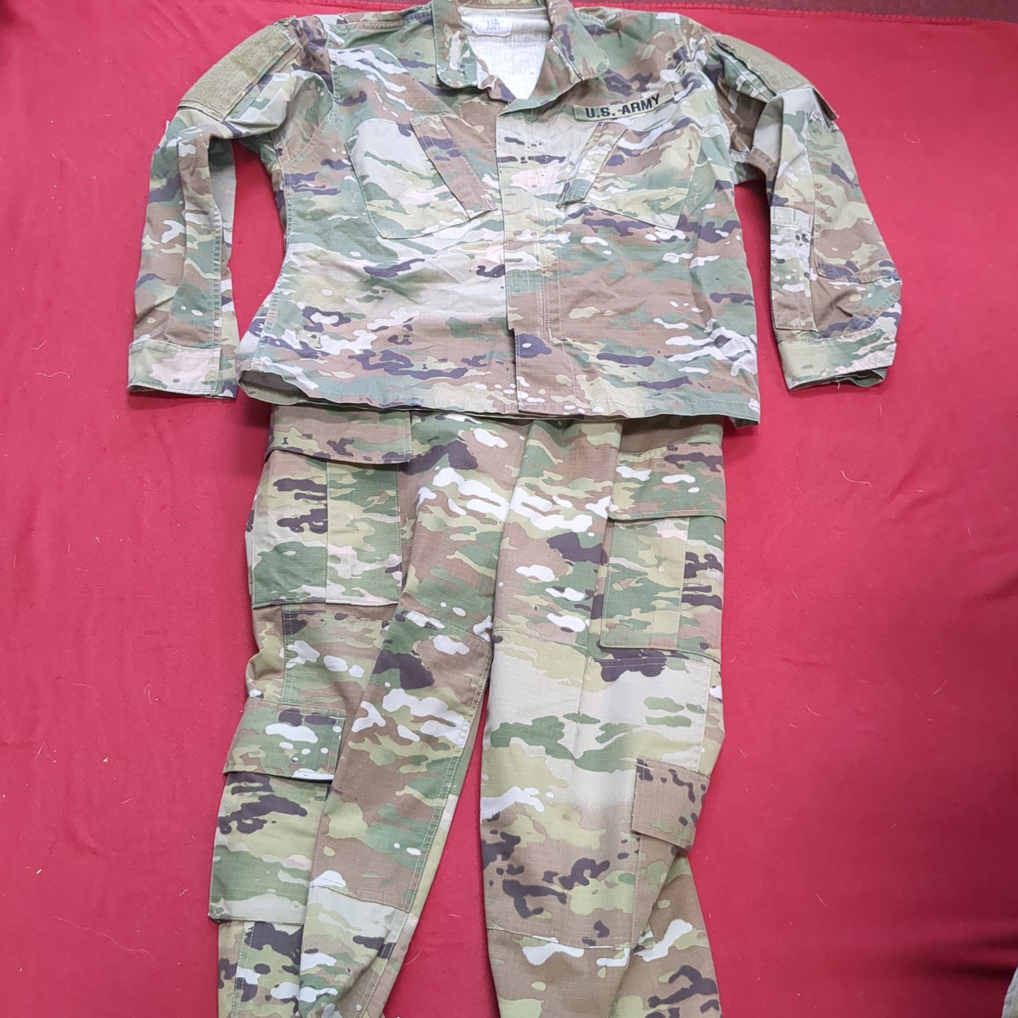 SET of US Army MEDIUM REGULAR Traditional OCP Uniform Top Pants Air Force (ocp12- ea08-JUL273)