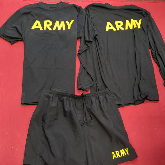 APFU SET - Large Shorts - Long-Sleeve & Short-Sleeve Shirt Good Condition (fb10-JUL274)