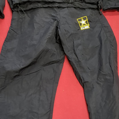 SET of APFU Small Regular Jacket Pants Black Gold Cold Weather Used (fb13-JUL283)