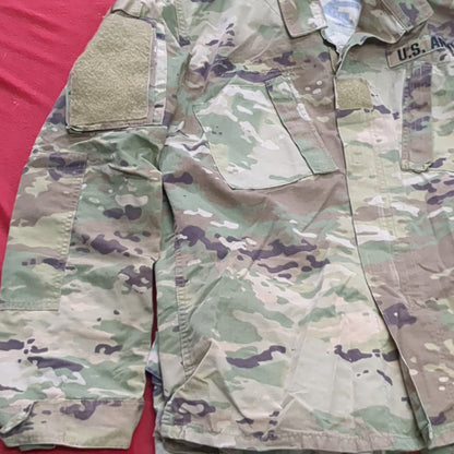 SET of US Army Medium Long Traditional OCP Uniform Top Pants Air Force Good Condition (ocp10- ea06-JUL302)