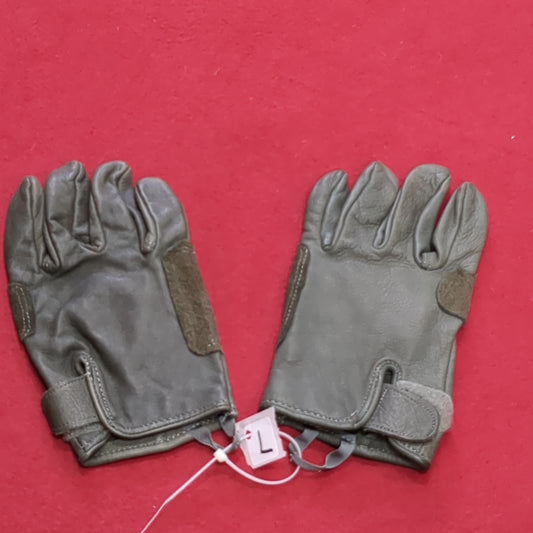 US Army Men/Female Leather Light Duty Gloves Size: Large (42cr- cb3-JUL367)