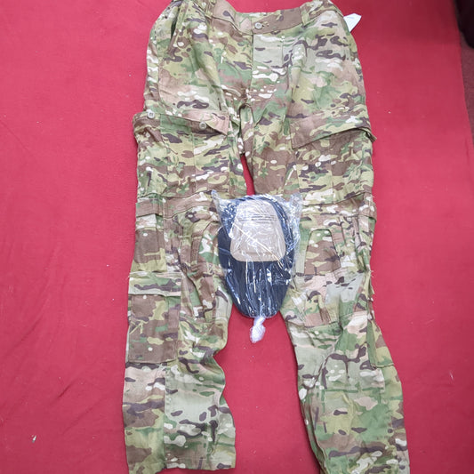 US Army Large Long Combat OCP Multicam FRAC Pants w/ Knee Pads (OCP11- ea07-ALP43)