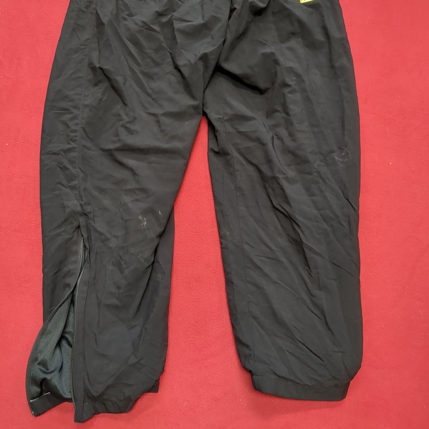 US Army Large Long PT Pants Black Gold APFU Uniform Good Condition (fb10-JUL437)