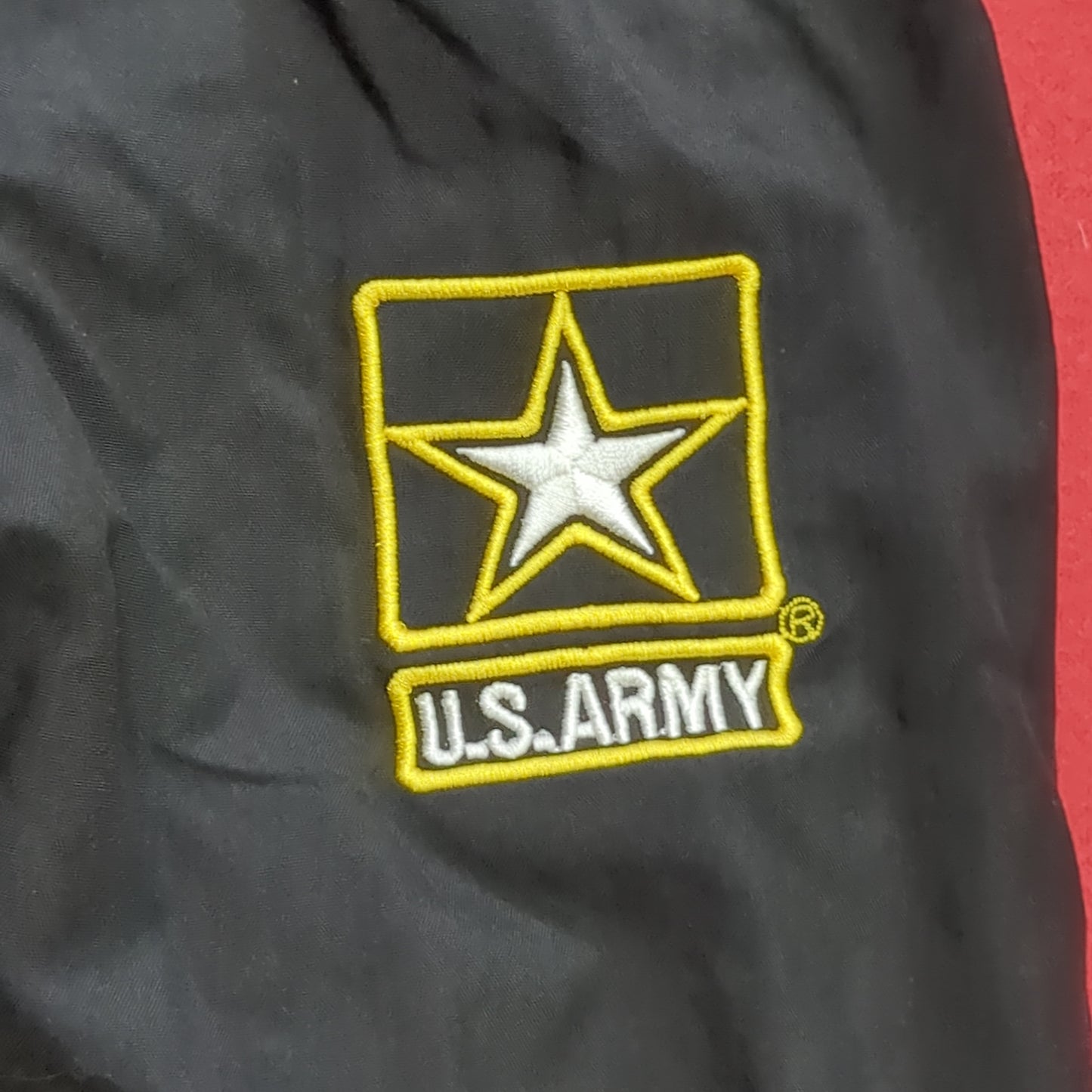 US Army Large Long PT Pants Black Gold APFU Uniform Good Condition (fb10-JUL437)