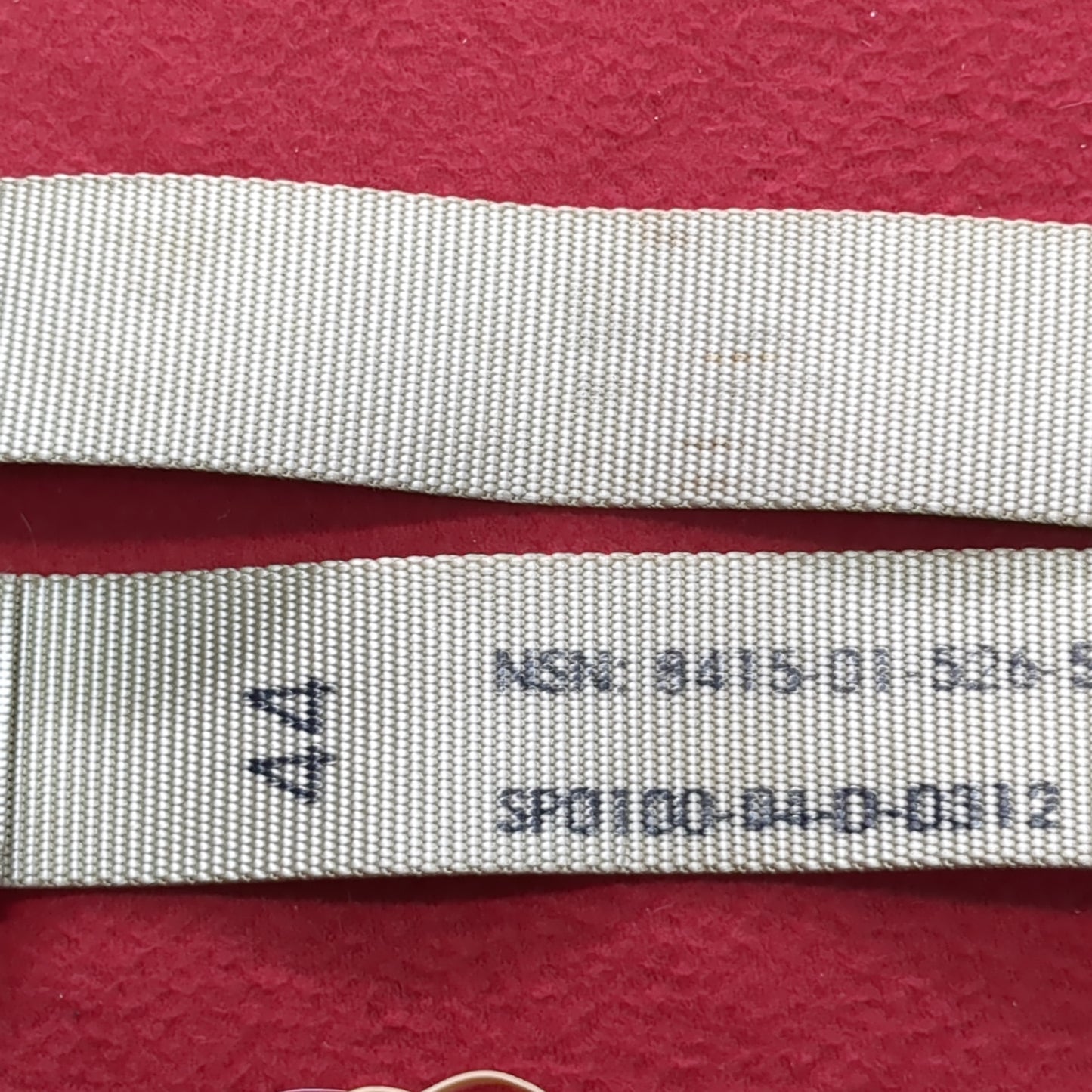 Unused Large 499 Tan Lightweight Rigger Belt Size 44 (gcg1- da11-AUG4)