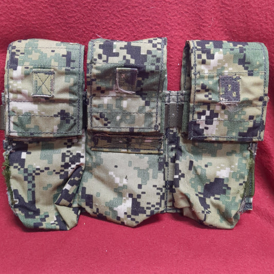 FLYYE Triple Nato Mag Molle AOR2 Pouch (11s (ab10-AUG15)