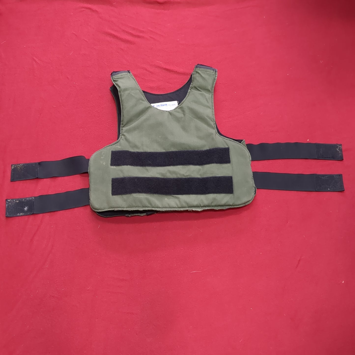 Point Blank Traditional Green Body Armor Vest W/ Soft Armor Excellent Condition (ec09-AUG32)