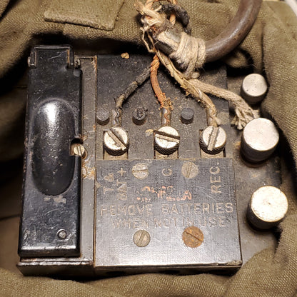 Vietnam Era Telephone Set TS-9-AJ w/ Case CY-1181/TT Vintage (16Sr)