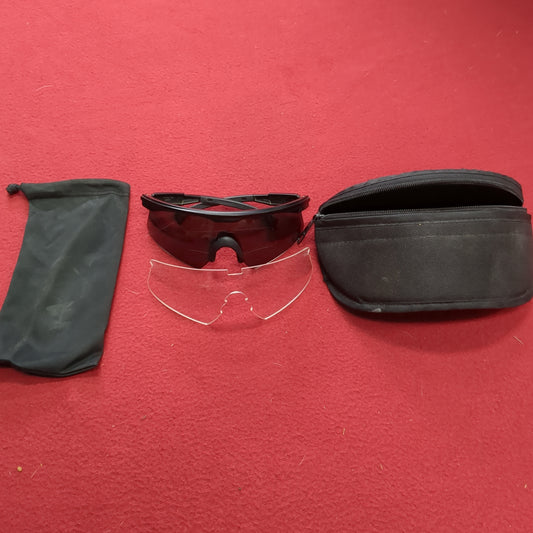 US Army Wiley X Ballistic APEL Eye Protection Clear and Dark w Case (cl2- (ab16-AUG61)