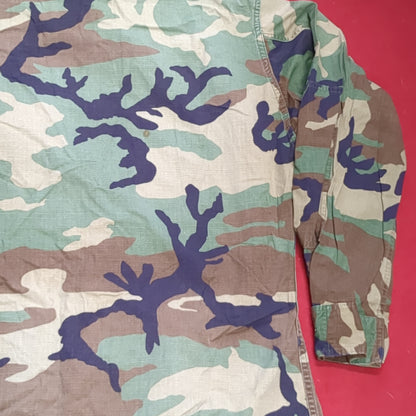 USMC Woodland Camo Blouse Size Small Long (aa09-102)