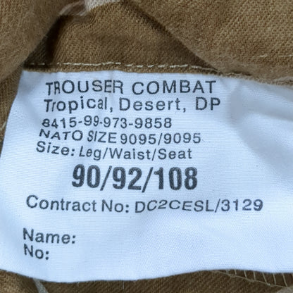 British Tropical Desert DP Combat 90/92/108 Pants Trouser (aa14-13)