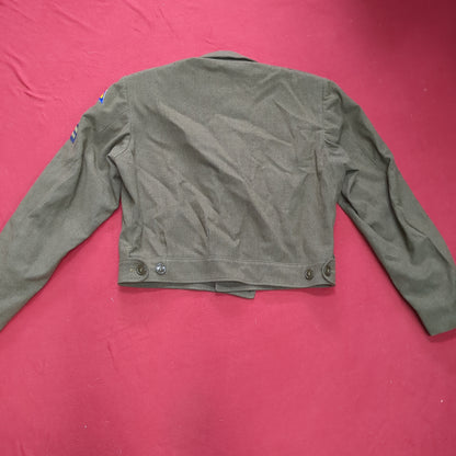 WWII ODM-1950 40 Regular Army Ike Wool Uniform Vintage Jacket (aa13-73)