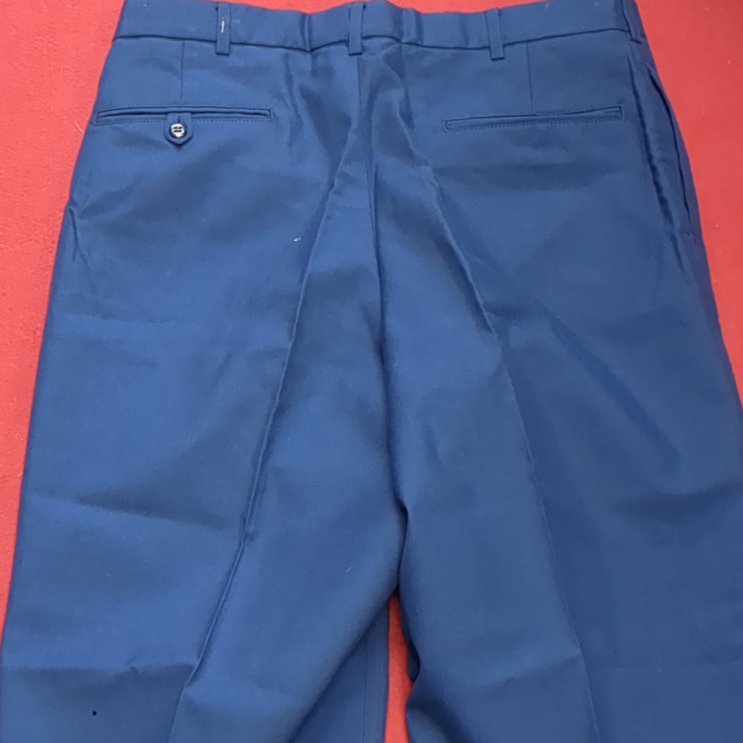 US Army ASU 35 Long Enlisted Unstriped Pants Trouser Dress Blue (aa08-190)