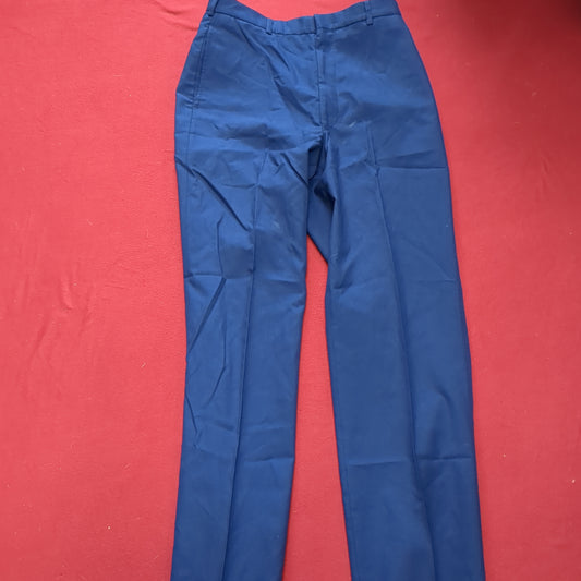 US Army ASU 33x34 Enlisted Unstriped Pants Trouser Dress Blue (aa08-166)