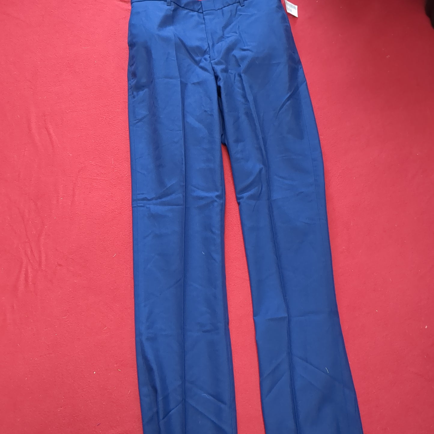 US Army ASU 33 Regular Enlisted Unhemmed Unstriped Pants Trouser Dress Blue (aa08-168)