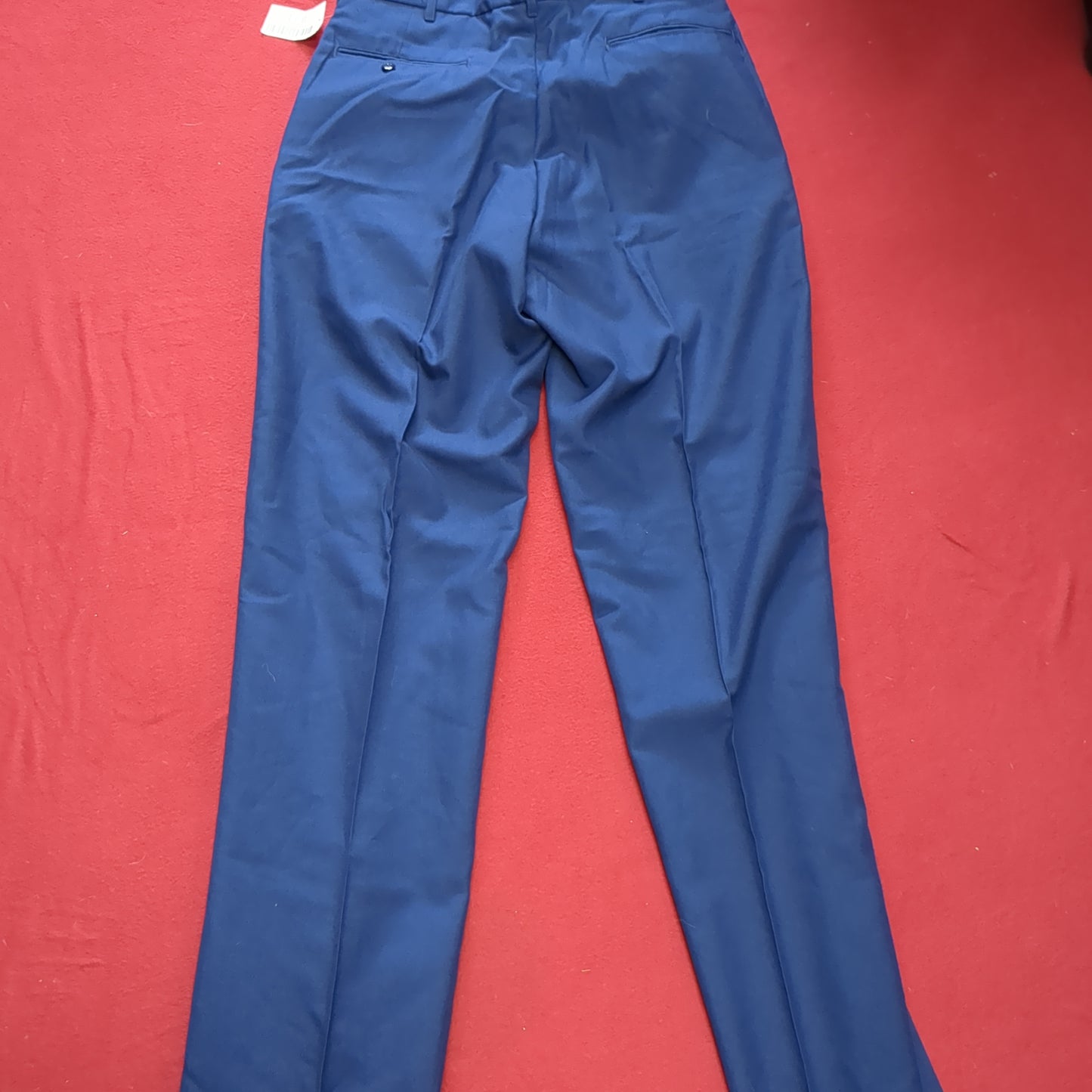 US Army ASU 33 Regular Enlisted Unhemmed Unstriped Pants Trouser Dress Blue (aa08-168)