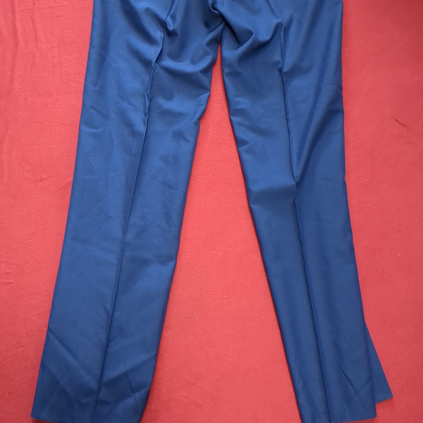 US Army ASU 33 Regular Enlisted Unhemmed Unstriped Pants Trouser Dress Blue (aa08-168)