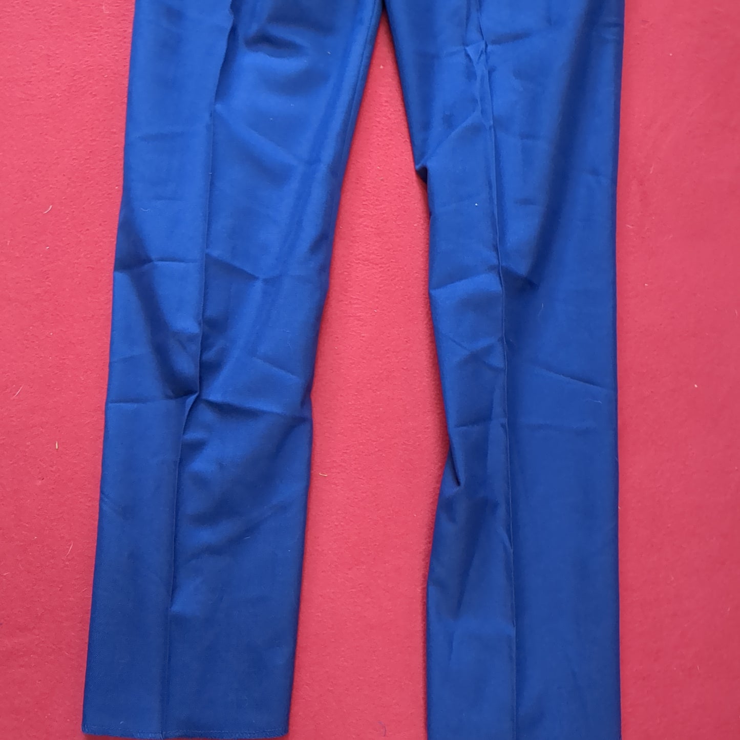 US Army ASU 33 Regular Enlisted Unhemmed Unstriped Pants Trouser Dress Blue (aa08-197)