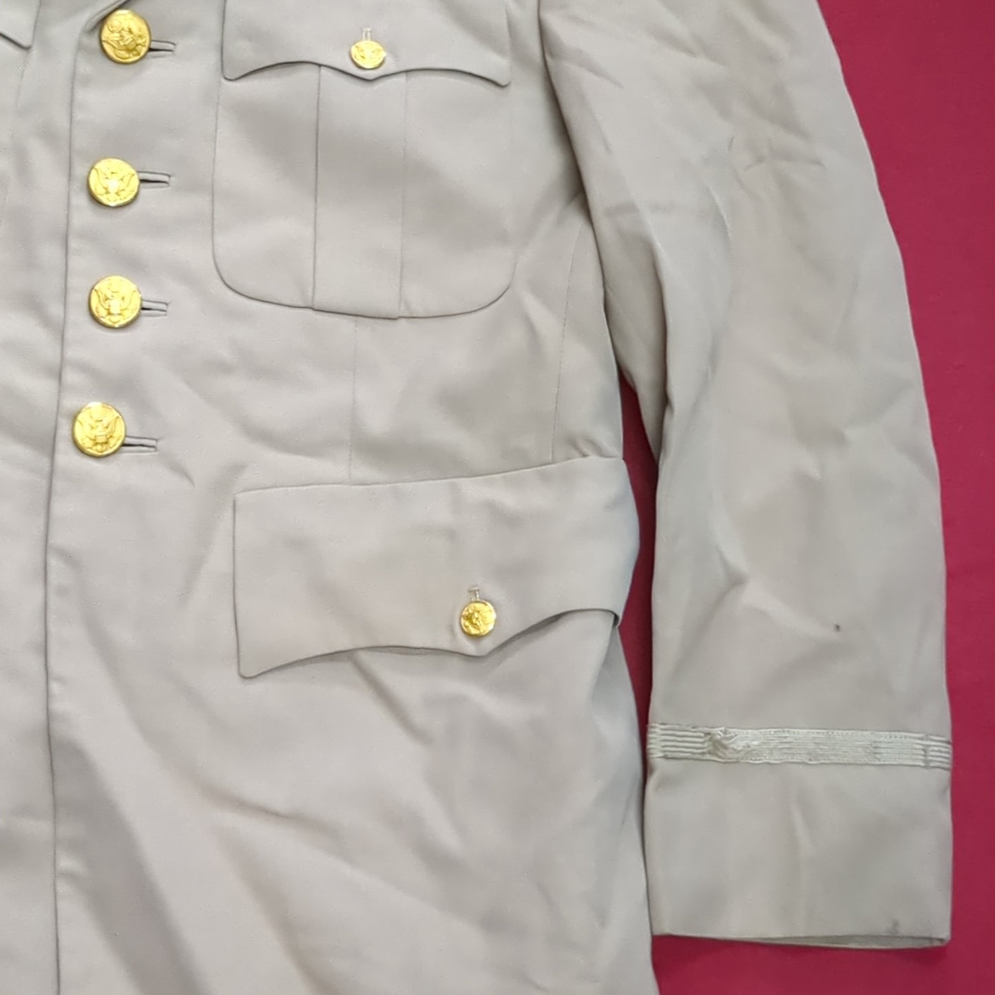 WWII 37S Khaki Uniform Coat Jacket (j1r)