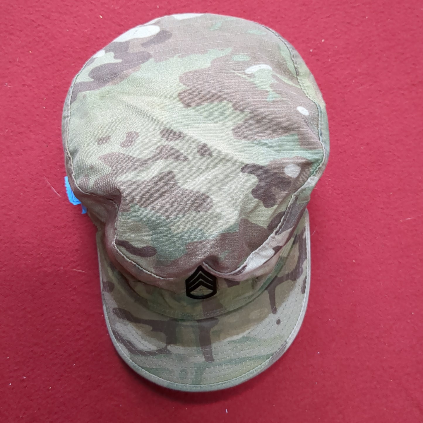 US Army OCP Patrol Cap with Rank Pin Size 6 7/8  (J26- (ab15-C15)