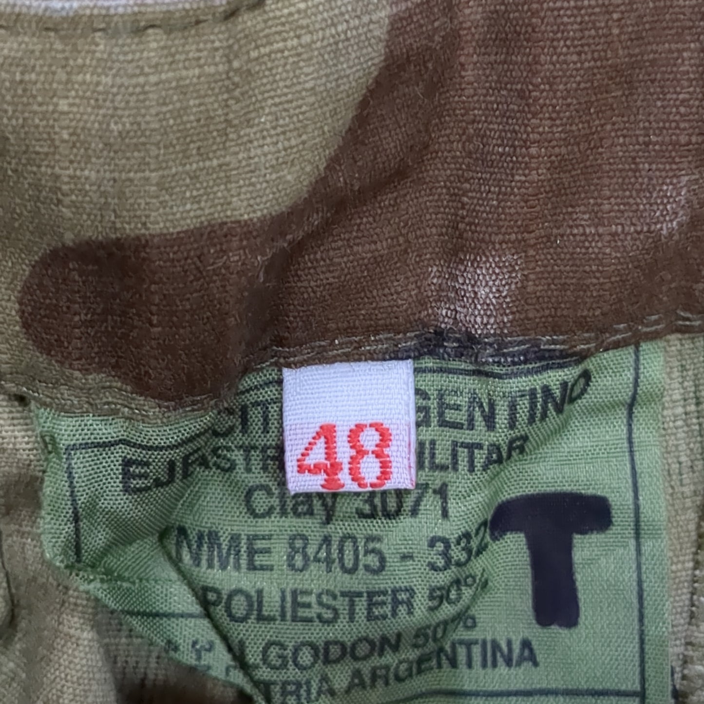 Argentina Army Foreign BDU Woodland Pants Uniform (j14 ab03-L)