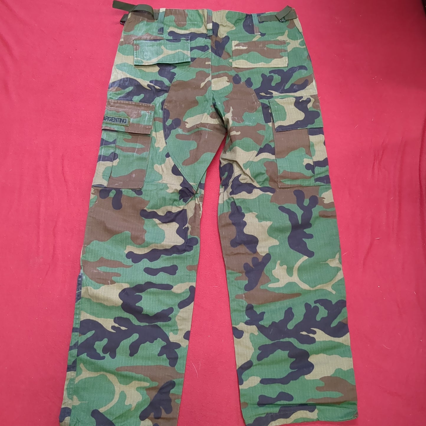 Argentina Army Foreign BDU Woodland Pants Uniform (j14 ab03-L)