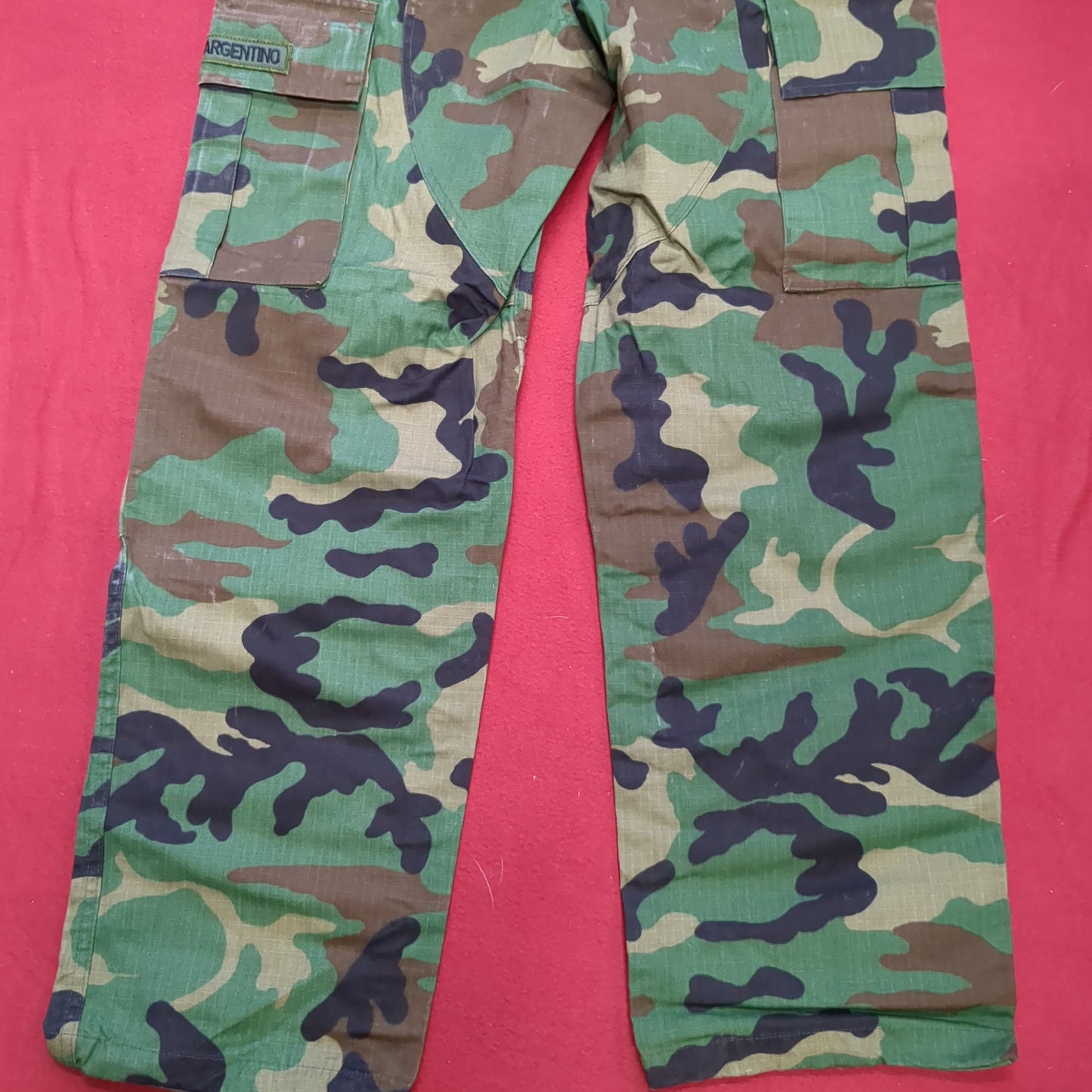 Argentina Army Foreign BDU Woodland Pants Uniform (j14 ab03-L)