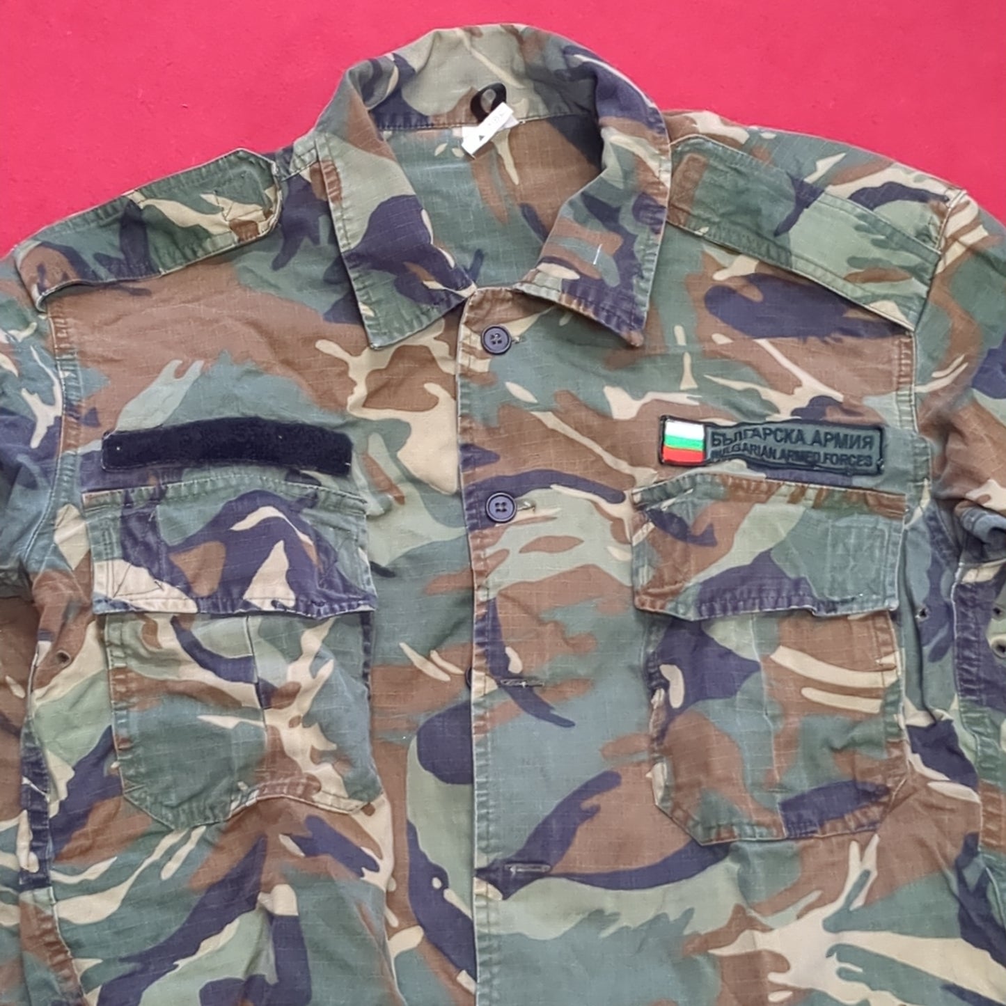 Bulgarian Army Foreign BDU Woodland Top Uniform (j14 ab03-e)