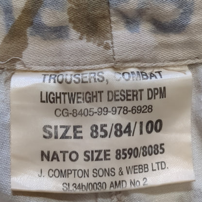 British Foreign Army Tropical Desert Pants Uniform NATO size 8590/8085 (j15 (ab13-I)