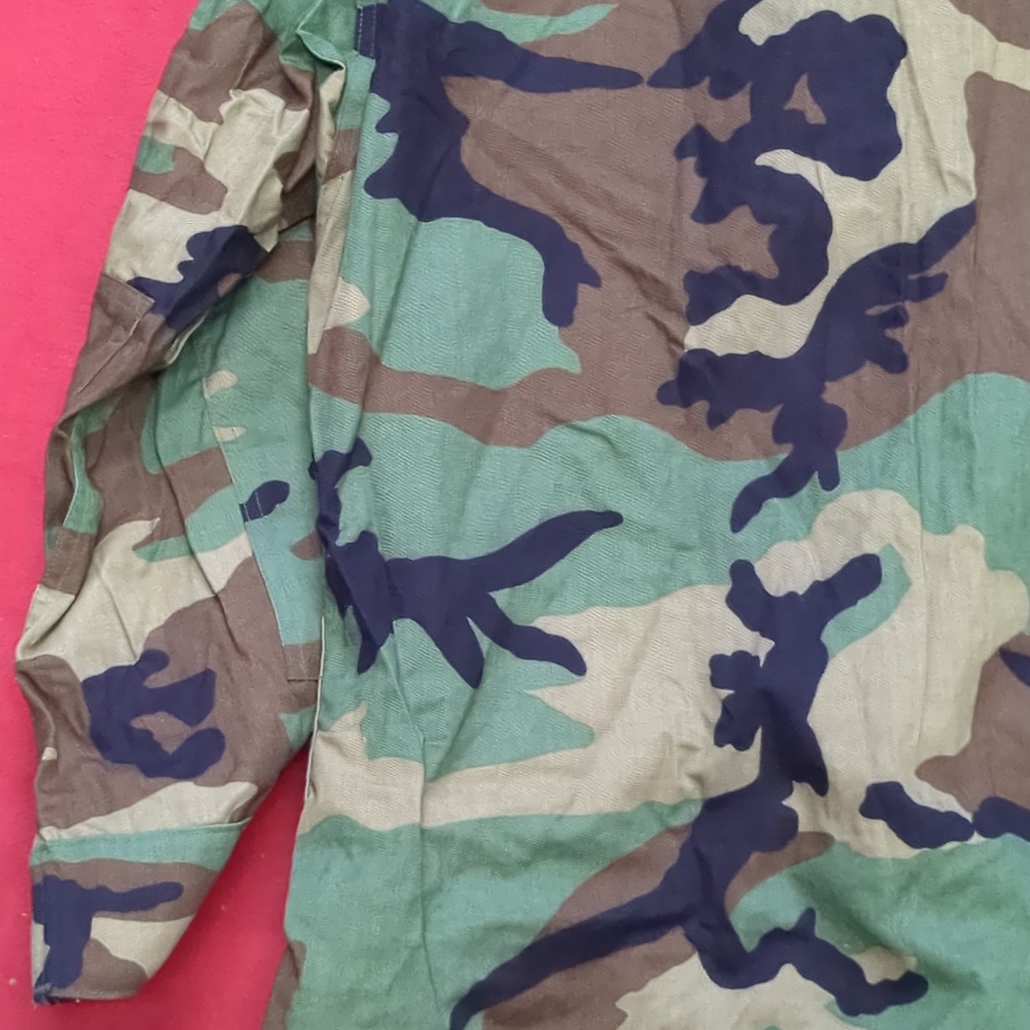 US Army Woodland Camo Combat Coat Size Medium Short (aa01-28)