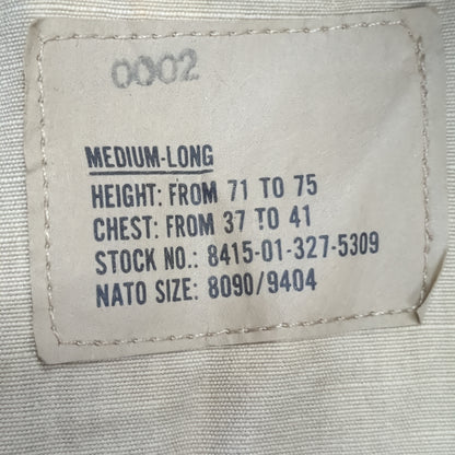 US Army Medium Long DCU Desert Camo Top Jacket Uniform (05s3)