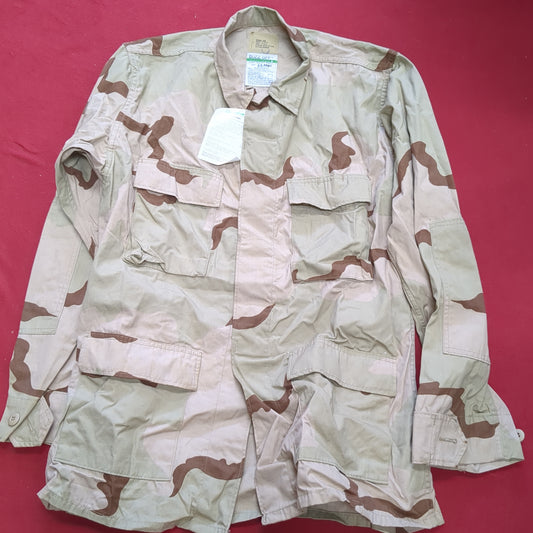 NOS US Army Medium Long DCU Desert Camo Top Jacket Uniform (aa01-14)