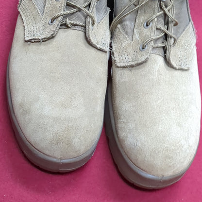 US Army 10 R Standard Issue Vinram Hot Weather Combat Boots Coyote 499 Tan (12g 12n- db13-AUG94)