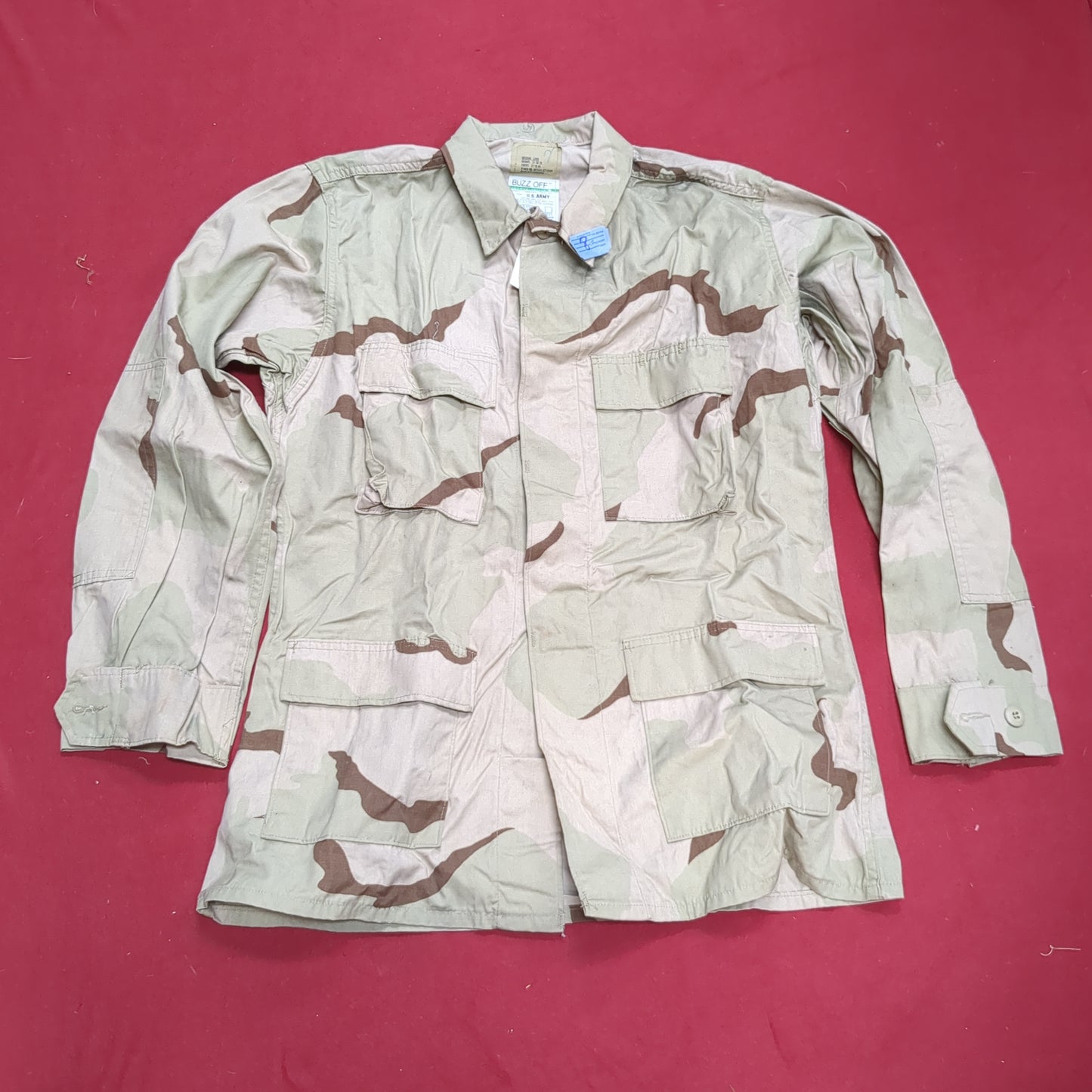 US Army Medium Long DCU Desert Camo Top Jacket Uniform (05s8)