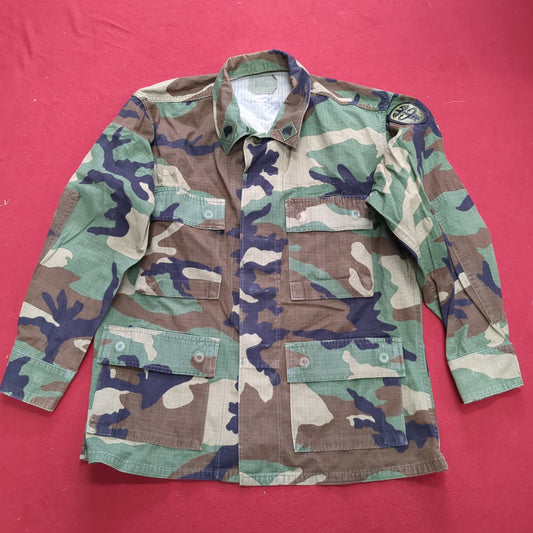 US Army Small X-Short BDU Woodland Camo Top Jacket Uniform (aa05-13)