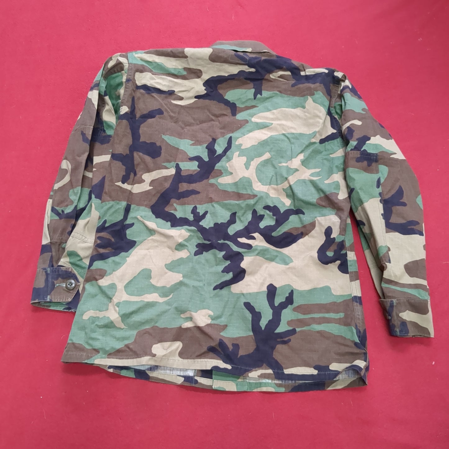 US Army Small X-Short BDU Woodland Camo Top Jacket Uniform (aa04-18)